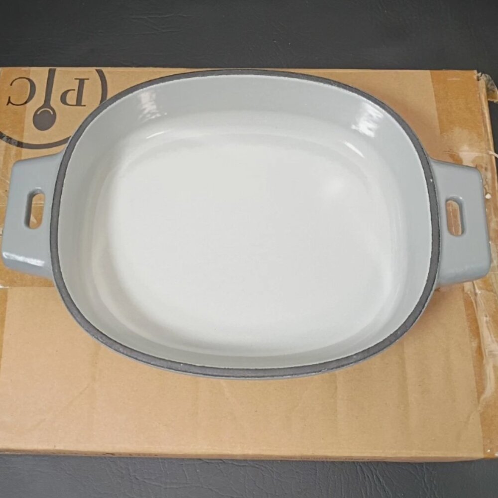 Pampered Chef 1 Qt Quart Enameled Cast Iron Baker 100248 Baking Dish Casserole